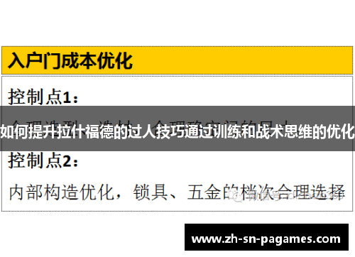如何提升拉什福德的过人技巧通过训练和战术思维的优化